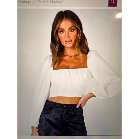 Princess Polly Ariah Long Sleeve Top – Size 4 - Picture 6 of 8